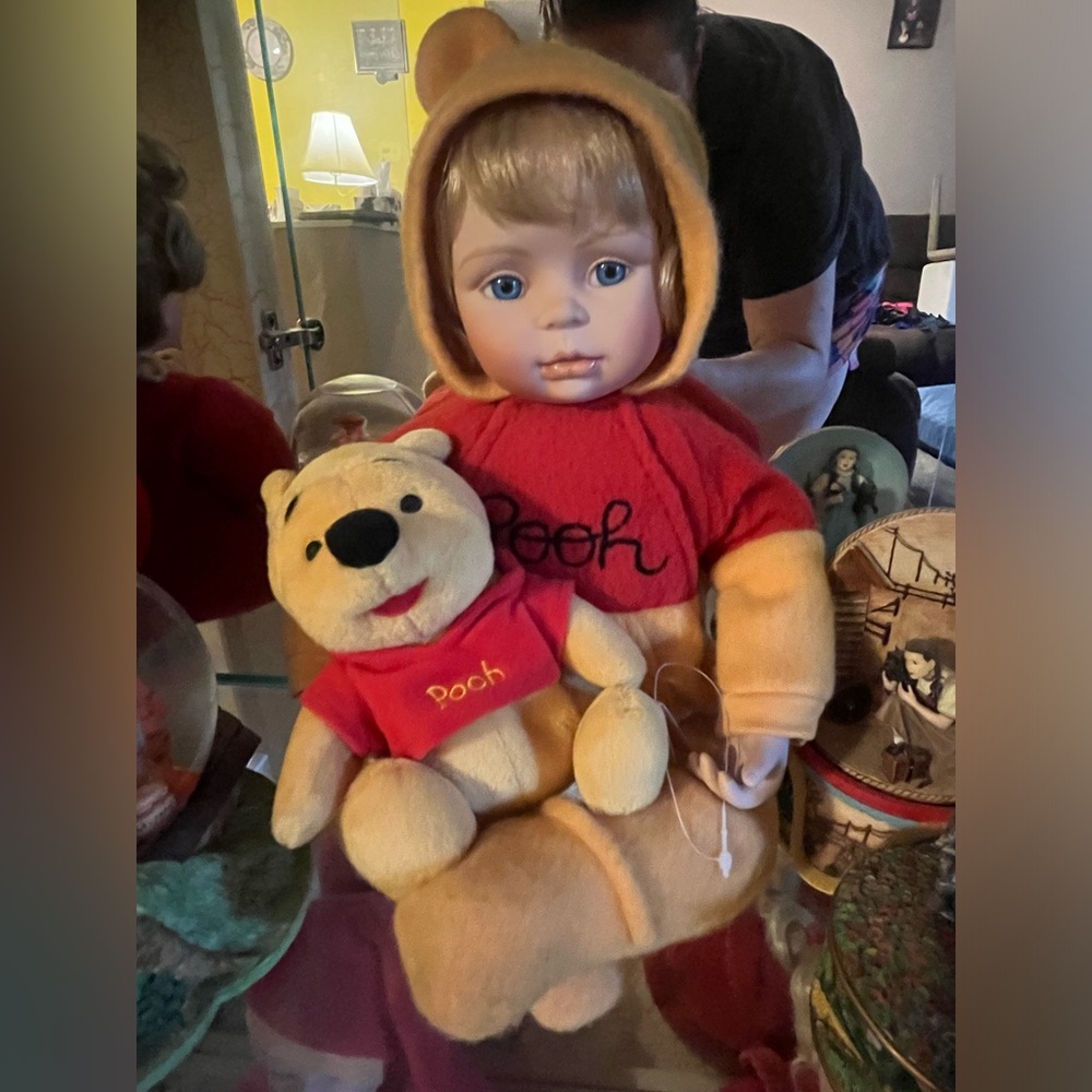 You Need a Hug Pooh by Cindy McClure - Ashton-Drake Galleries